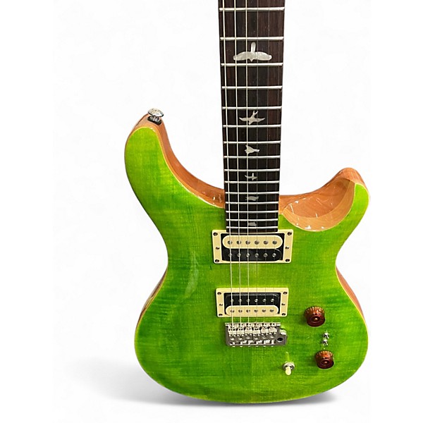 Used PRS SE Custom 24-08 Green Solid Body Electric Guitar