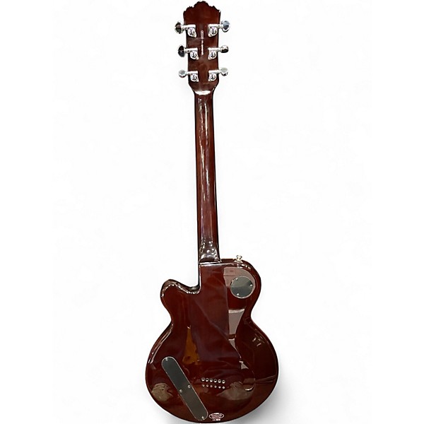 Used Yamaha AES620 Flametop Charcoal Solid Body Electric Guitar