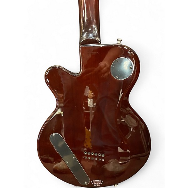 Used Yamaha AES620 Flametop Charcoal Solid Body Electric Guitar