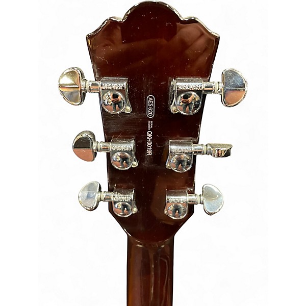 Used Yamaha AES620 Flametop Charcoal Solid Body Electric Guitar