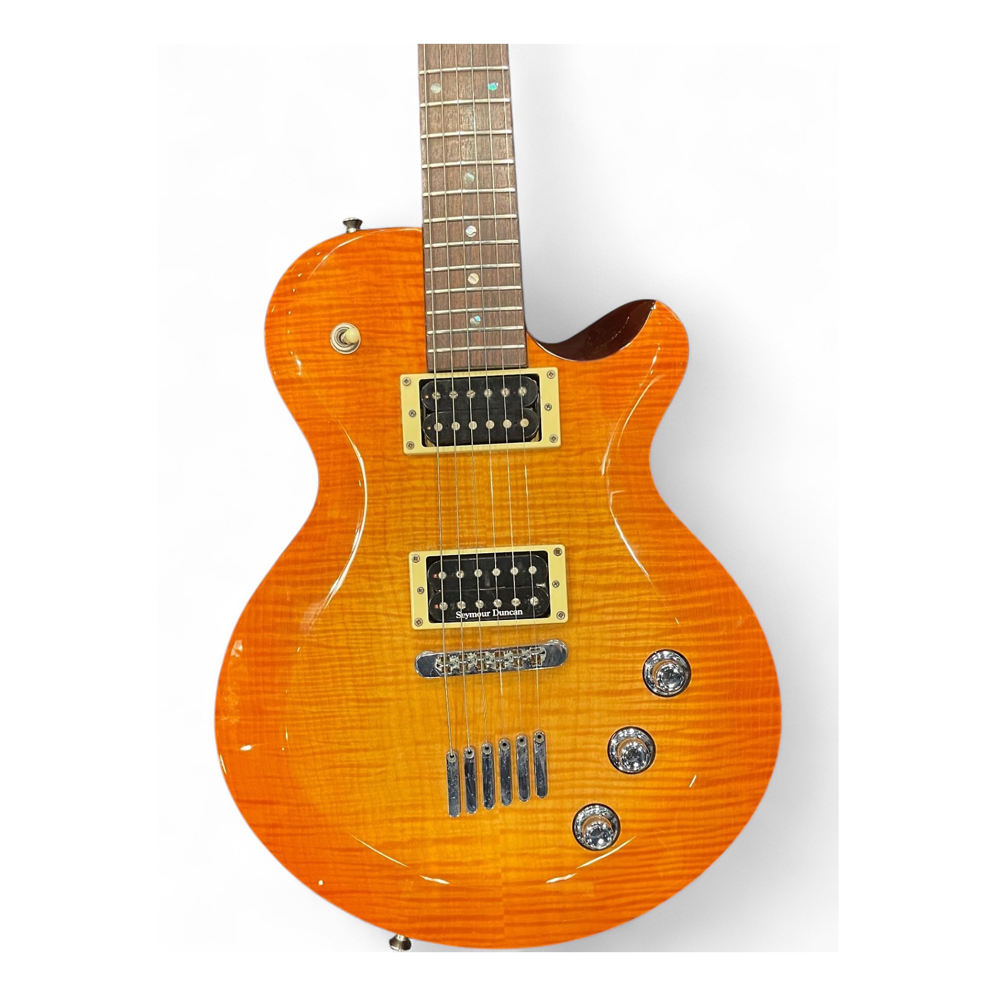 Used Yamaha AES620 Flametop Honeyburst Solid Body Electric Guitar