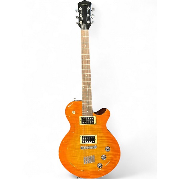 Used Yamaha AES620 Flametop Honeyburst Solid Body Electric Guitar