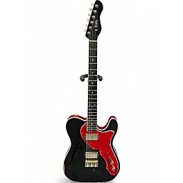 Used TMG Gatton Custom Black Hollow Body Electric Guitar