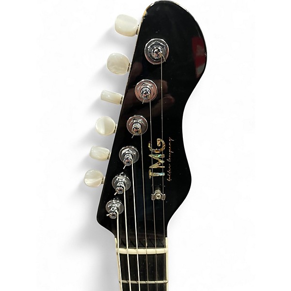 Used TMG Gatton Custom Black Hollow Body Electric Guitar