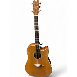 Used Dean tradition s ce Natural Acoustic Electric Guitar