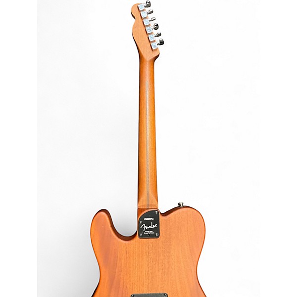 Used Fender American Acoustasonic Telecaster Black Acoustic Electric Guitar