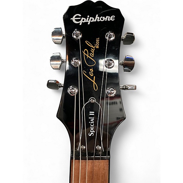 Used Epiphone Les Paul Special II BLACK Solid Body Electric Guitar