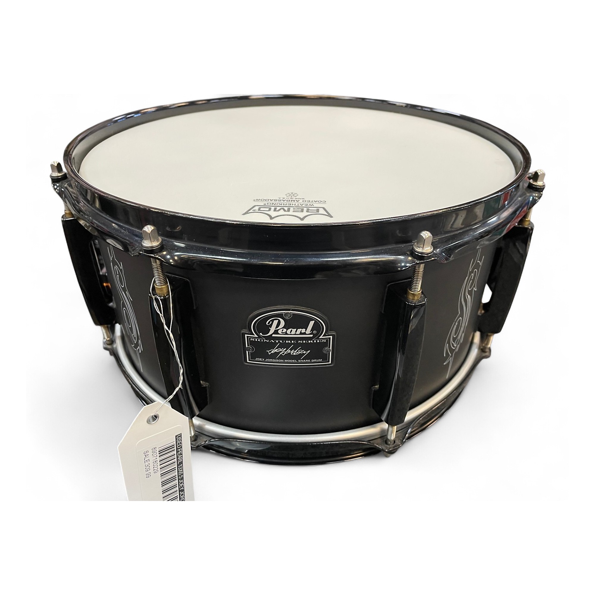 ジョゼフハノン様式ストラスブールシリーズコンポティエ Used Pearl 13X6.5 Joey Jordison Signature Snare Black Drum Black