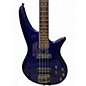 Used Jackson js3 Spectra Indigo Blue Electric Bass Guitar