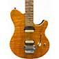 Used Ernie Ball Music Man Axis Amber Solid Body Electric Guitar