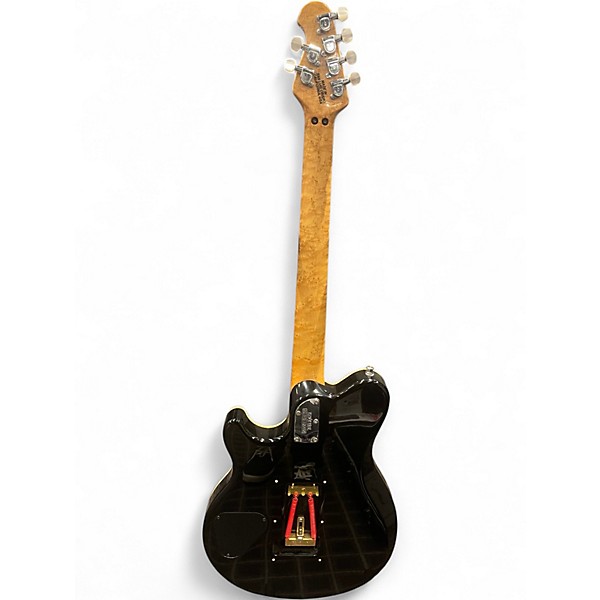 Used Ernie Ball Music Man Axis Amber Solid Body Electric Guitar