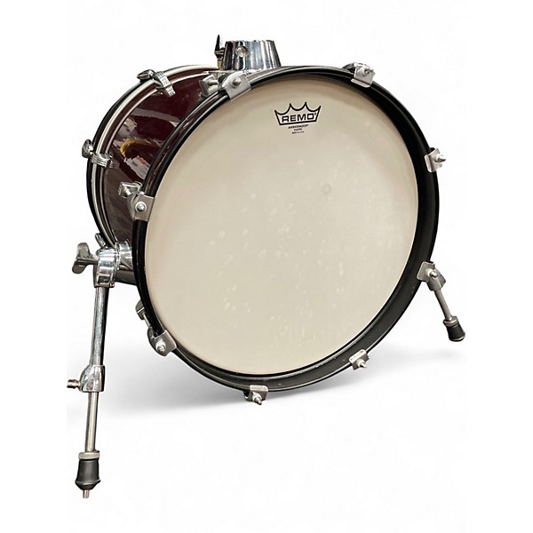 Used Ludwig  4 Piece BREAKBEAT  RED Drum Kit