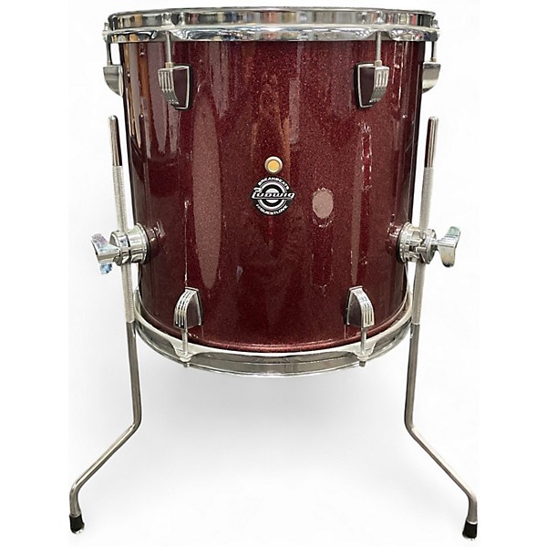 Used Ludwig  4 Piece BREAKBEAT  RED Drum Kit