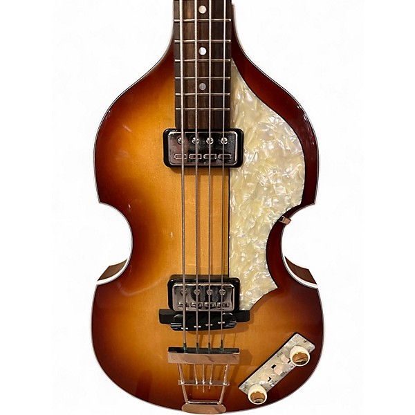 Used Hofner H500/1-63 2 Color Sunburst Electric Bass Guitar