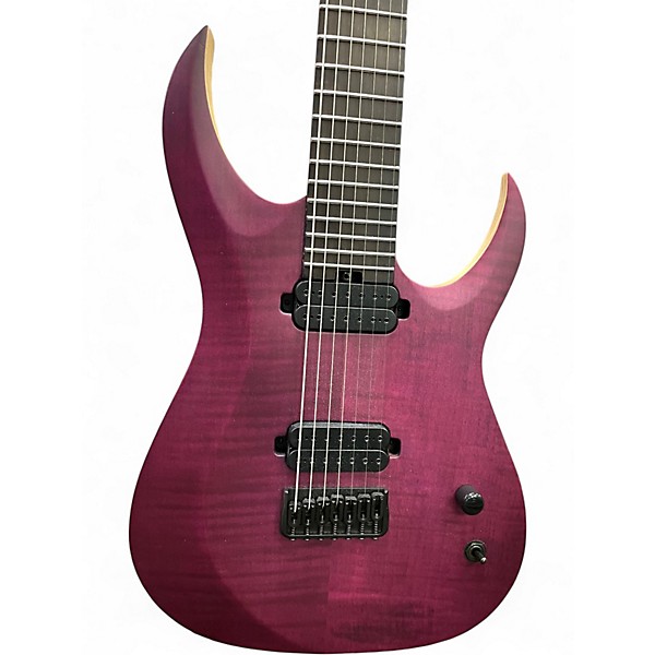 Used 2024 Schecter Guitar Research TAO-7 TRANS PURPLE Solid Body Electric Guitar