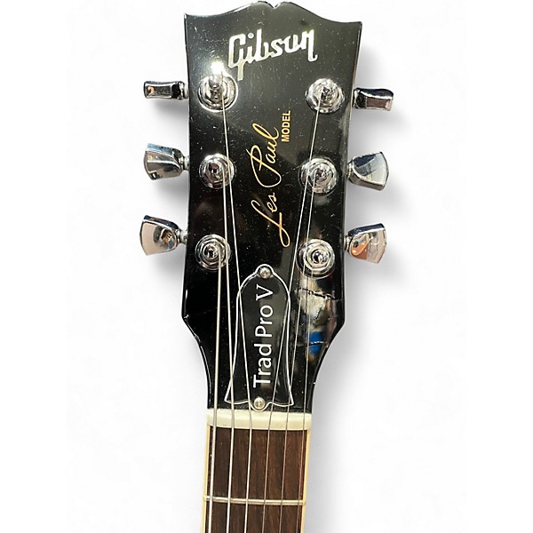 Used Gibson Les Paul Traditional Pro V Flame Top Ocean Water Perimeter Solid Body Electric Guitar