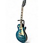 Used Gibson Les Paul Traditional Pro V Flame Top Ocean Water Perimeter Solid Body Electric Guitar