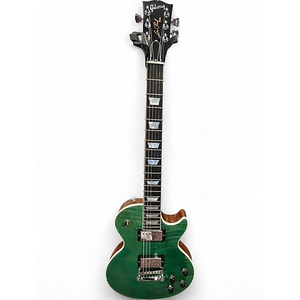 Used Gibson les paul modern figured Surf Green Solid Body Electric Guitar