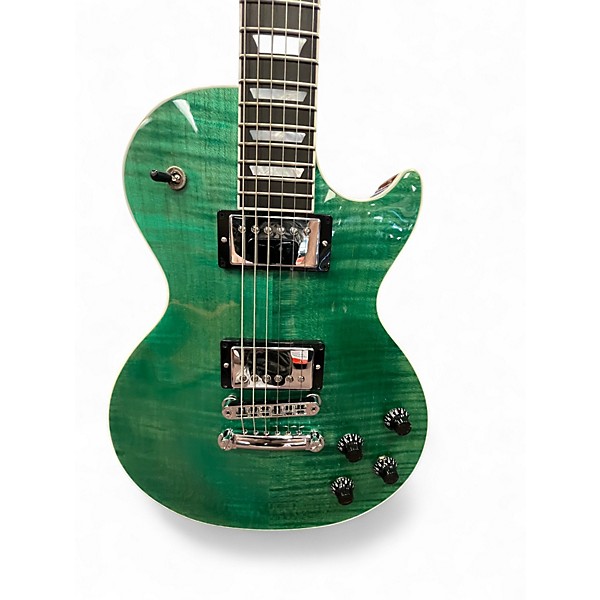 Used Gibson les paul modern figured Surf Green Solid Body Electric Guitar