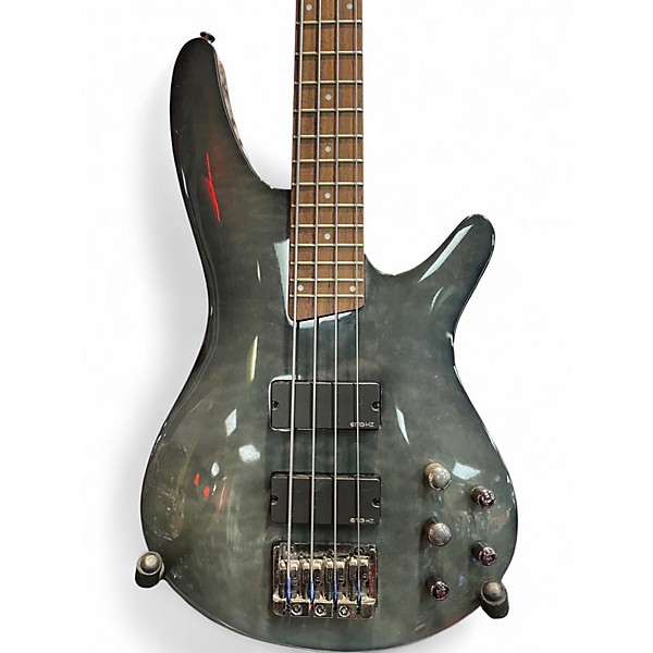 Used Ibanez SRA500 Transparent Black Electric Bass Guitar