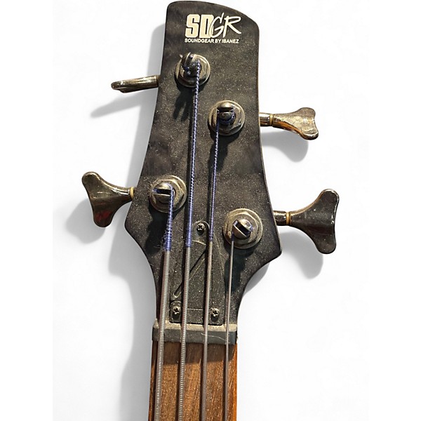 Used Ibanez SRA500 Transparent Black Electric Bass Guitar