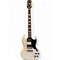 Used Epiphone 1961 Les Paul SG Standard Aged Classic White Solid Body Electric Guitar thumbnail