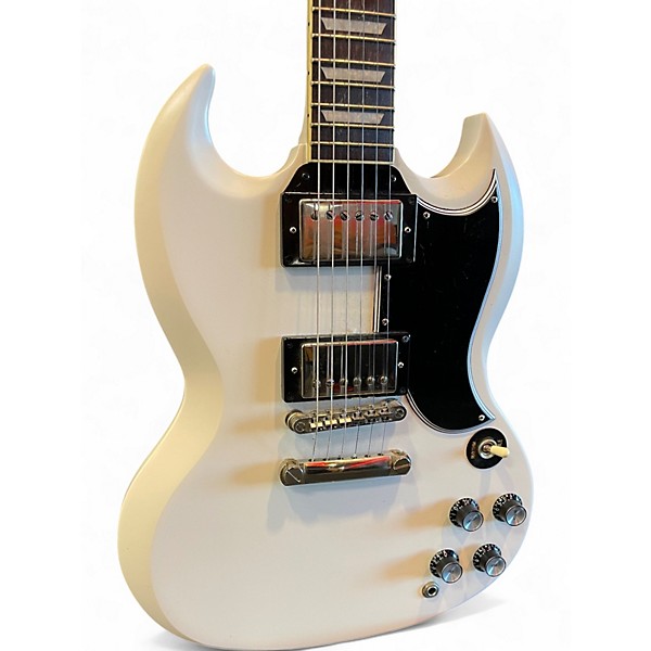 Used Epiphone 1961 Les Paul SG Standard Aged Classic White Solid Body Electric Guitar