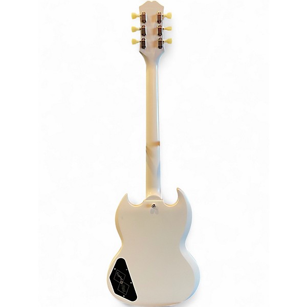 Used Epiphone 1961 Les Paul SG Standard Aged Classic White Solid Body Electric Guitar