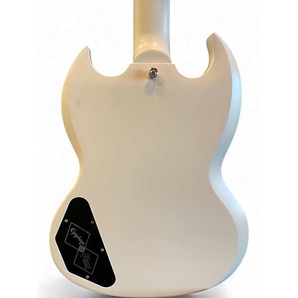 Used Epiphone 1961 Les Paul SG Standard Aged Classic White Solid Body Electric Guitar