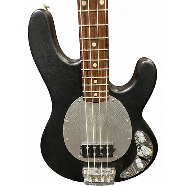 Used 2000s Ernie Ball Music Man Stingray SUB Bass Black Electric Bass Guitar