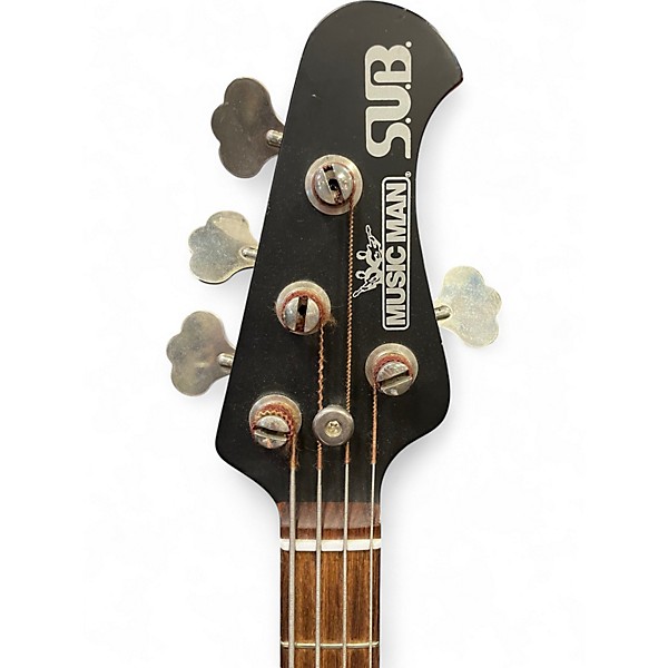 Used 2000s Ernie Ball Music Man Stingray SUB Bass Black Electric Bass Guitar