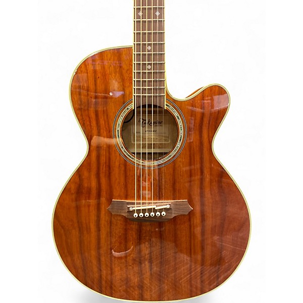 Used Takamine EF508KC NEX Natural Acoustic Electric Guitar