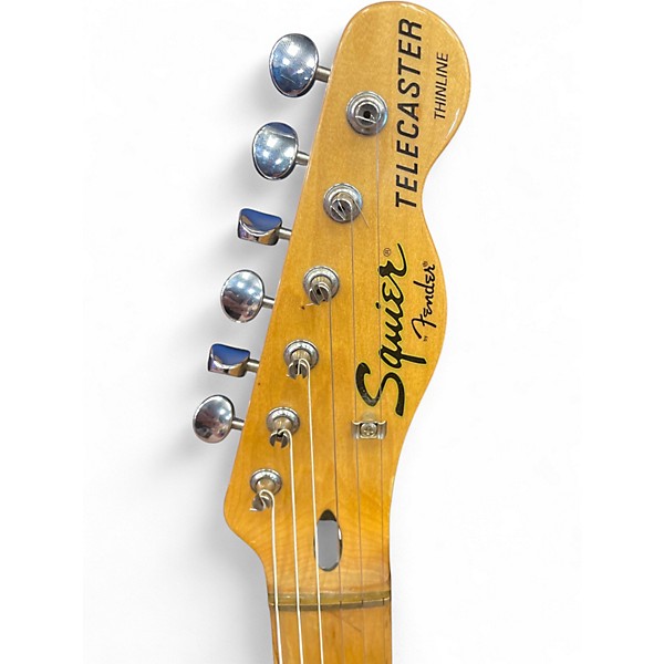 ギター Squier '72 Telecaster Thinline Fender Fender '72 Telecaster Thinline - 3-Color Sunburst w/ Maple