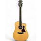 Used Taylor 210CE Natural Acoustic Electric Guitar thumbnail