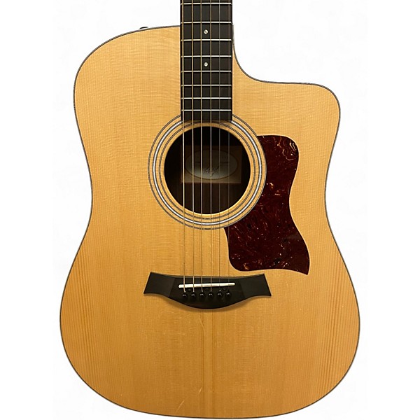 Used Taylor 210CE Natural Acoustic Electric Guitar