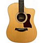 Used Taylor 210CE Natural Acoustic Electric Guitar