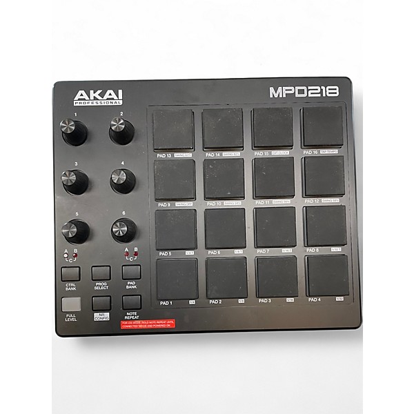 Used Akai Professional MPD218 MIDI Controller