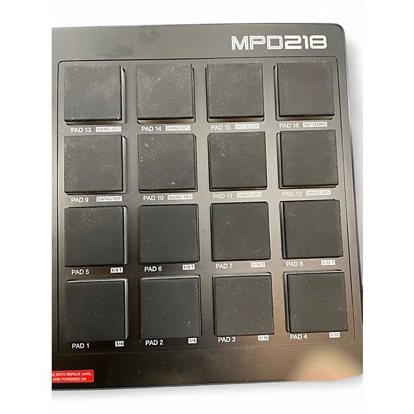 Used Akai Professional MPD218 MIDI Controller