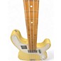 Used Fender telecaster Vintage Yellow Electric Bass Guitar