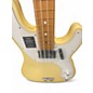 Used Fender telecaster Vintage Yellow Electric Bass Guitar