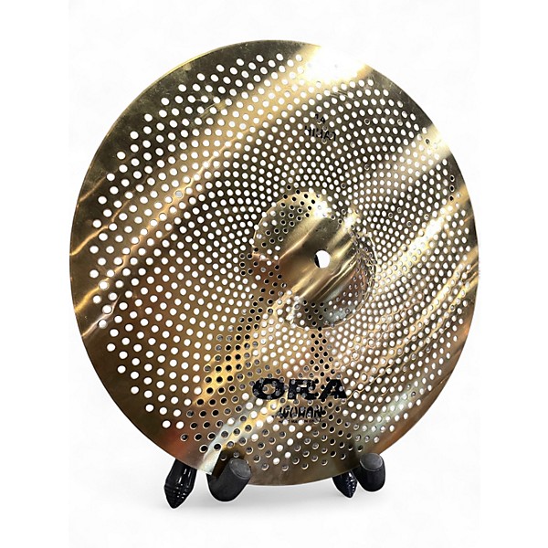 Used Wuhan Cymbals & Gongs 14in ora low noise Hi Hat Pair Cymbal