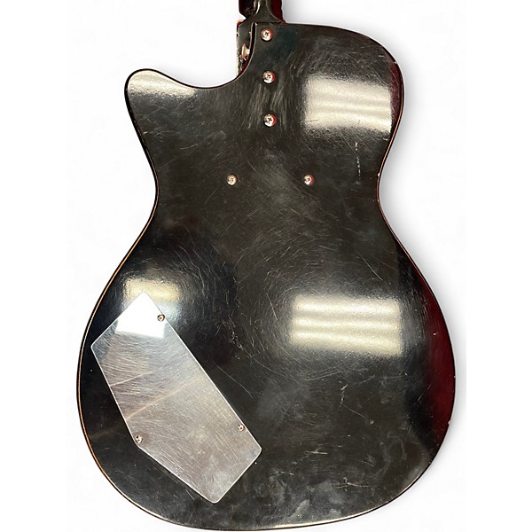 Vintage 1960s Silvertone 1444 Black Electric Bass Guitar