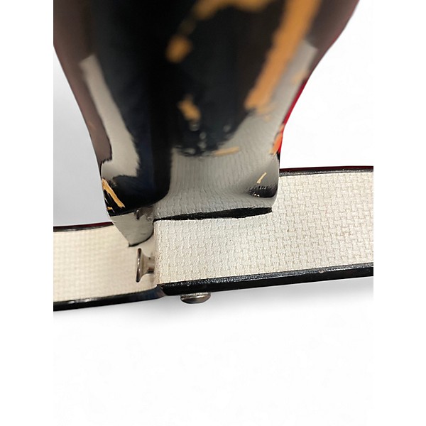 Vintage 1960s Silvertone 1444 Black Electric Bass Guitar