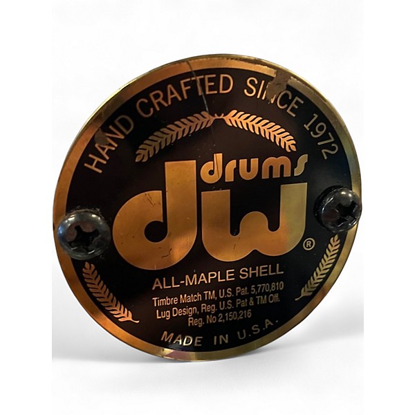 Used DW 13in BALLAD SNARE Pearl White Drum