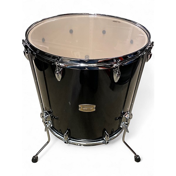 Used Yamaha 16X15 Stage Custom Black Drum