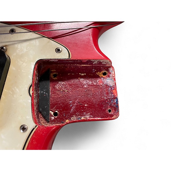 Vintage 1966 Fender Mustang DAKOTA RED REFINISH Solid Body Electric Guitar
