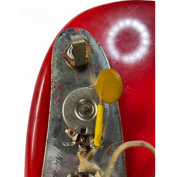 Vintage 1966 Fender Mustang DAKOTA RED REFINISH Solid Body Electric Guitar