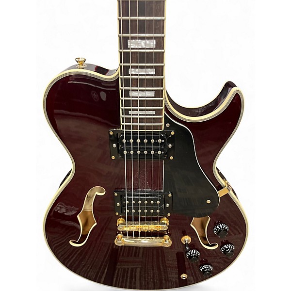 Used Greg Bennett Design by Samick RL-4 Wine Red Hollow Body Electric Guitar