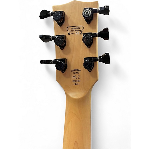 Used Chapman ML2 Modern Trans Black Solid Body Electric Guitar