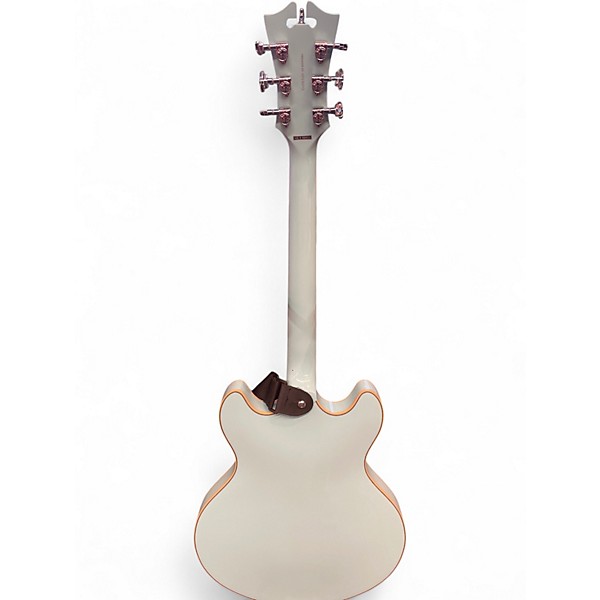 Used D'Angelico Premier Series DC Sky Blue Hollow Body Electric Guitar